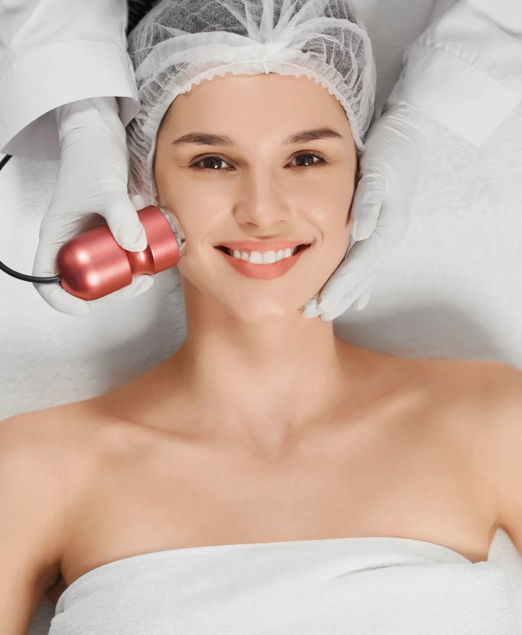 Pacientă cu piele sănătoasă – Clinica Dermestetica